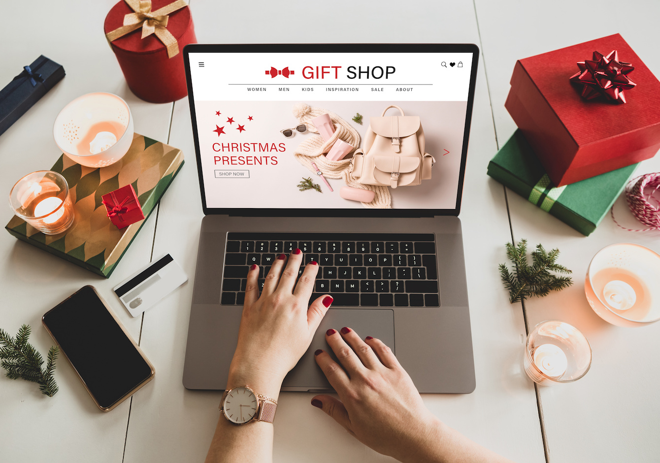 Are your people Christmas shopping from work?